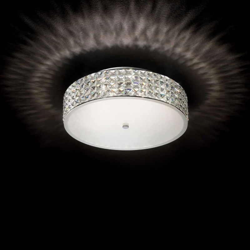 Ideal Lux Roma ceiling lamp crystal
