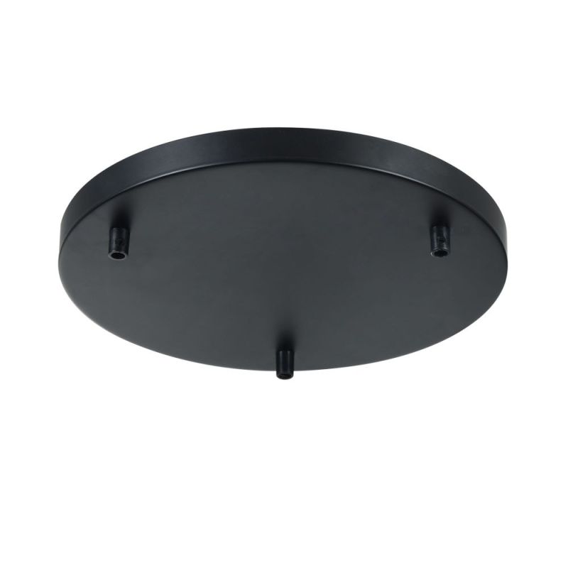 Maytoni lamps rosette round 3-flames black