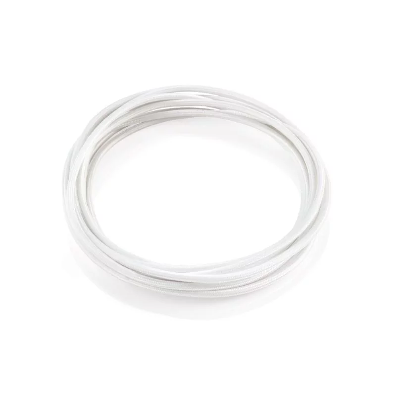 Stoffkabel Weiß 10m
