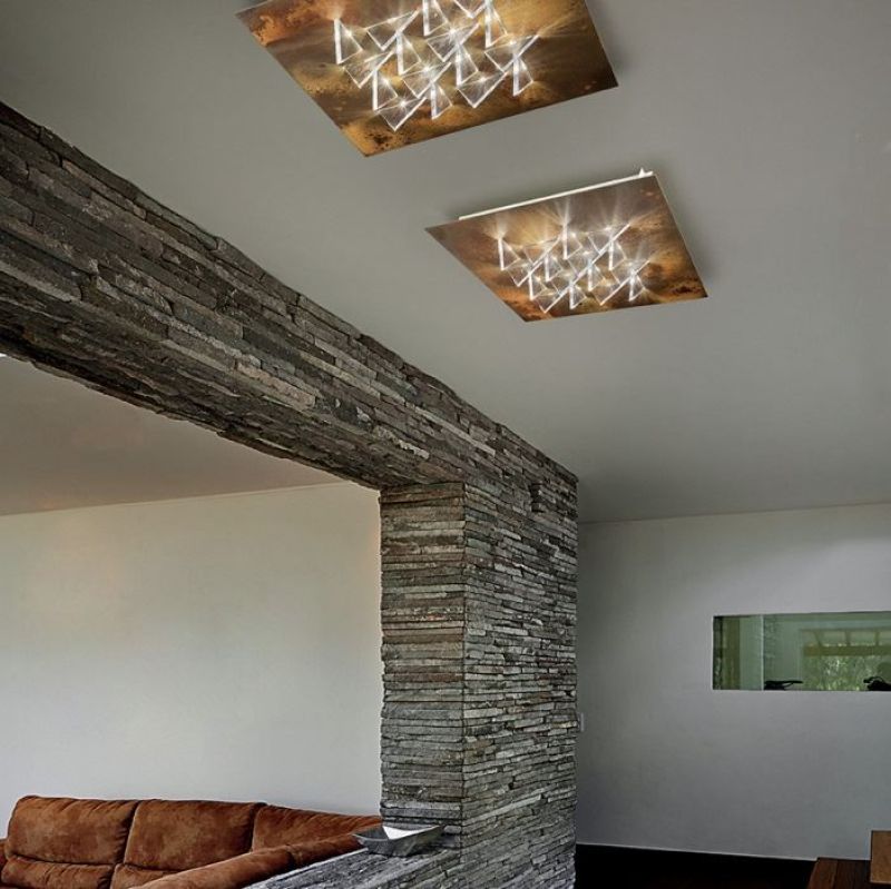 Cristalli Deckenlampe in Oxidiert
