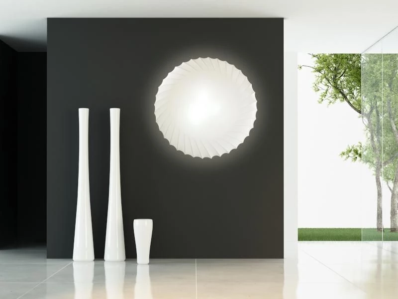 Large ceiling lamp Ring can also be mounted on the wall