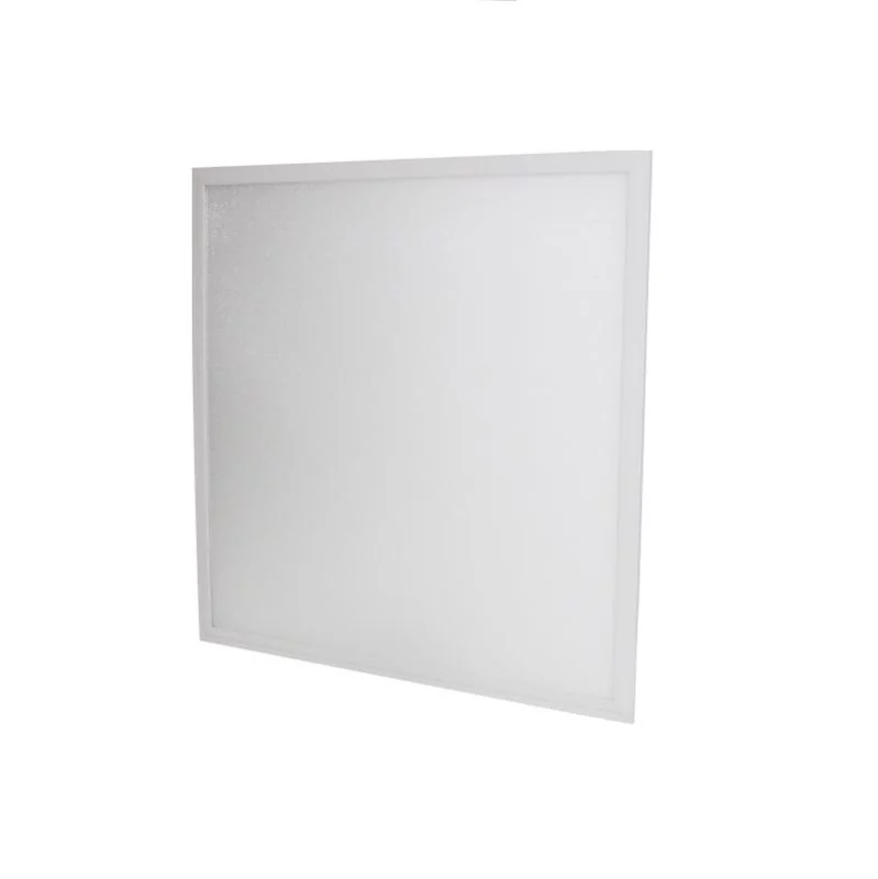 Quadratische LED Deckenleuchte 62x62cm mit feinen silbernen Rahmen