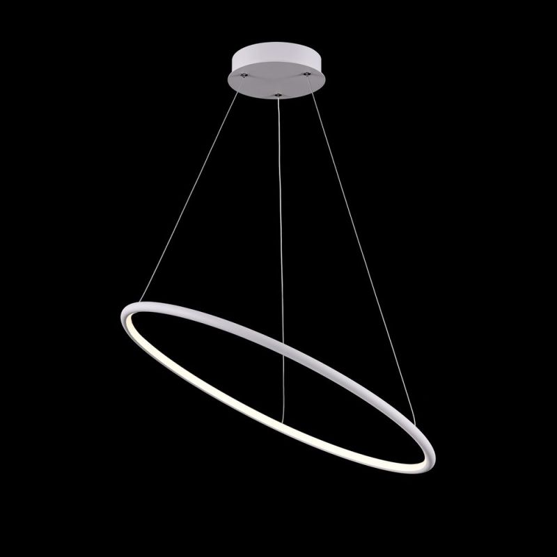 Maytoni Nola LED pendant light ring 100cm white