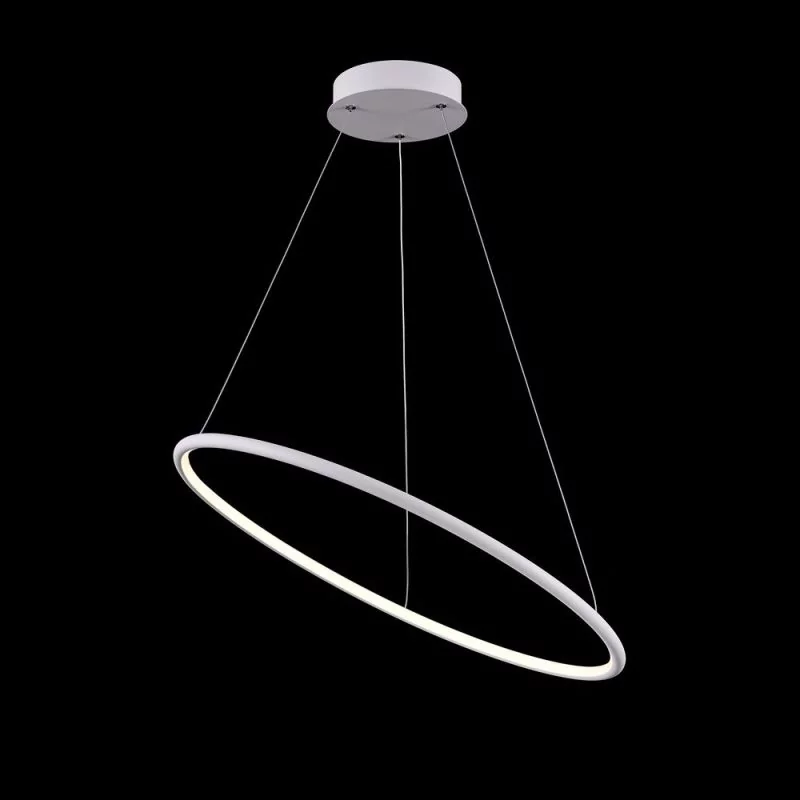 Maytoni Nola LED pendant light ring 100cm white