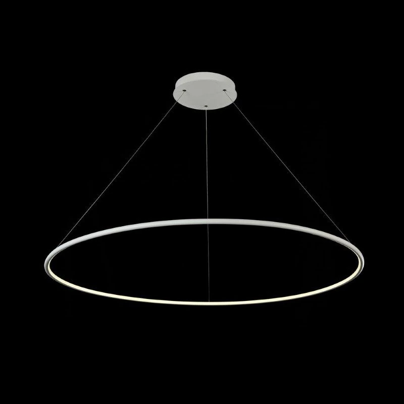 Maytoni Nola LED pendant light ring 100cm white