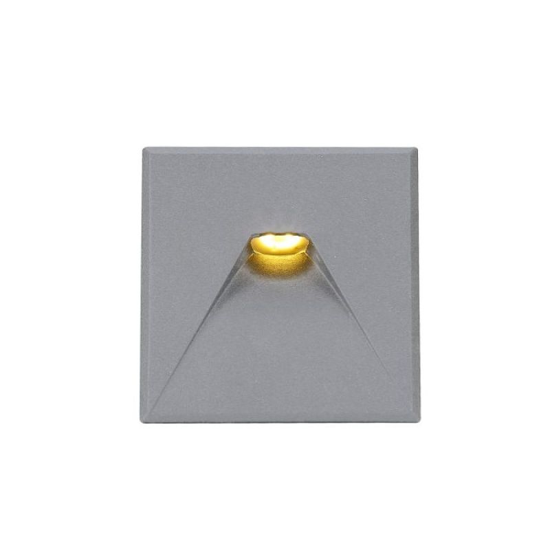 LED recessed wall light Sys wall 230V square 2, IP44