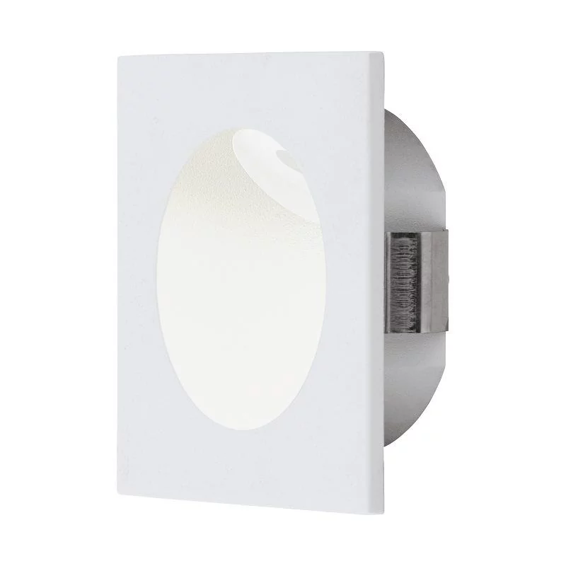 Zarate LED steps downlight square white