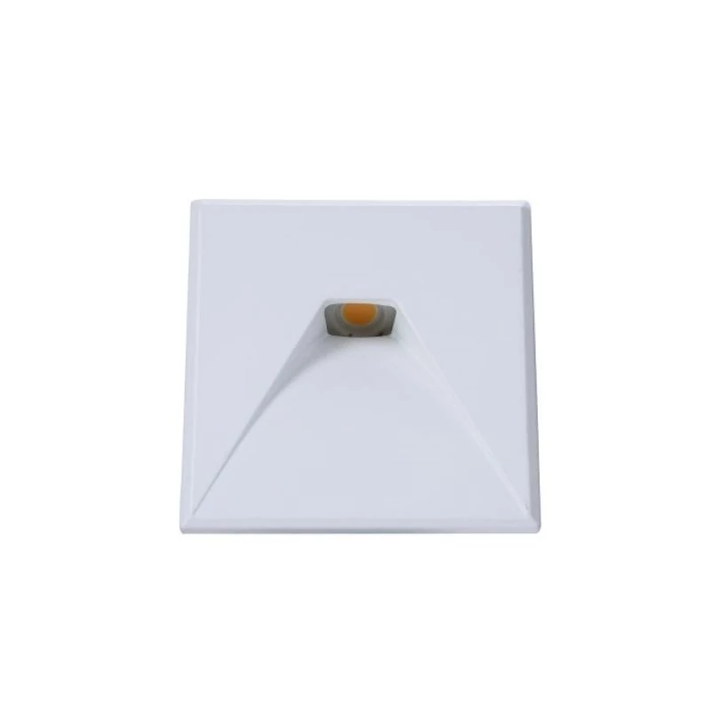 LED recessed wall light Wall 24V square 2, IP44, excl. driver