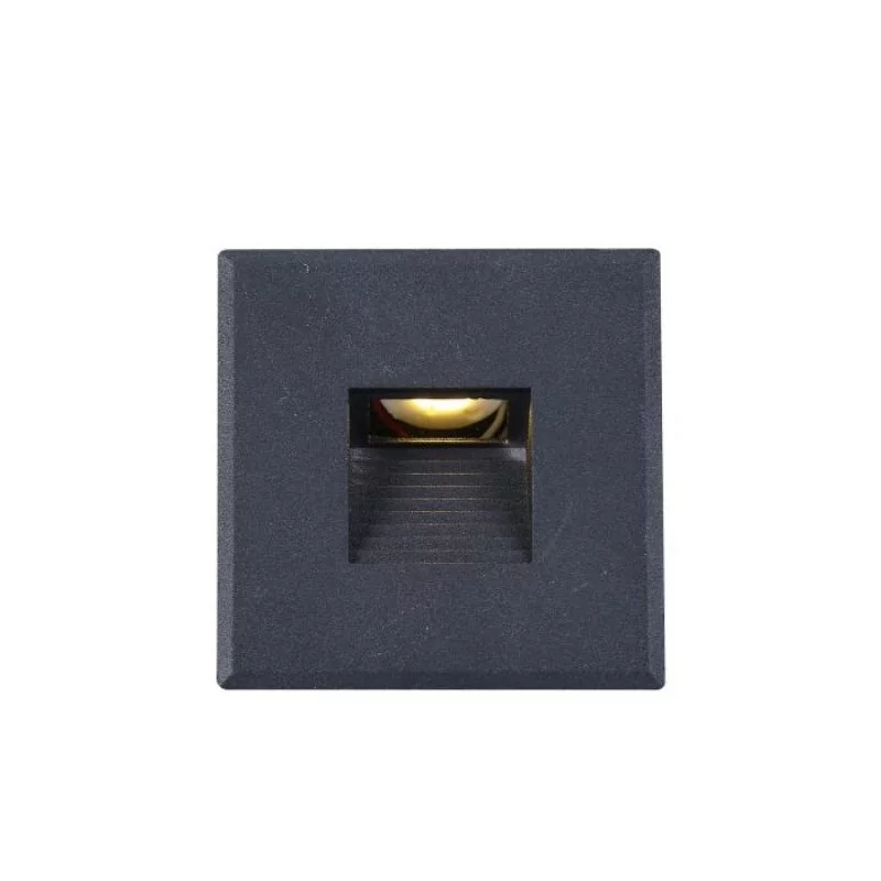 LED recessed wall light Sys wall 230V square 3, IP44