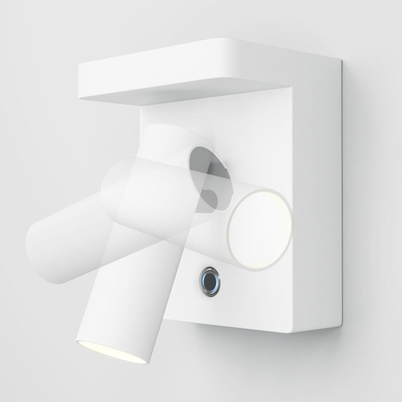 Preview: Aron LED wall light with adjustable reading spot