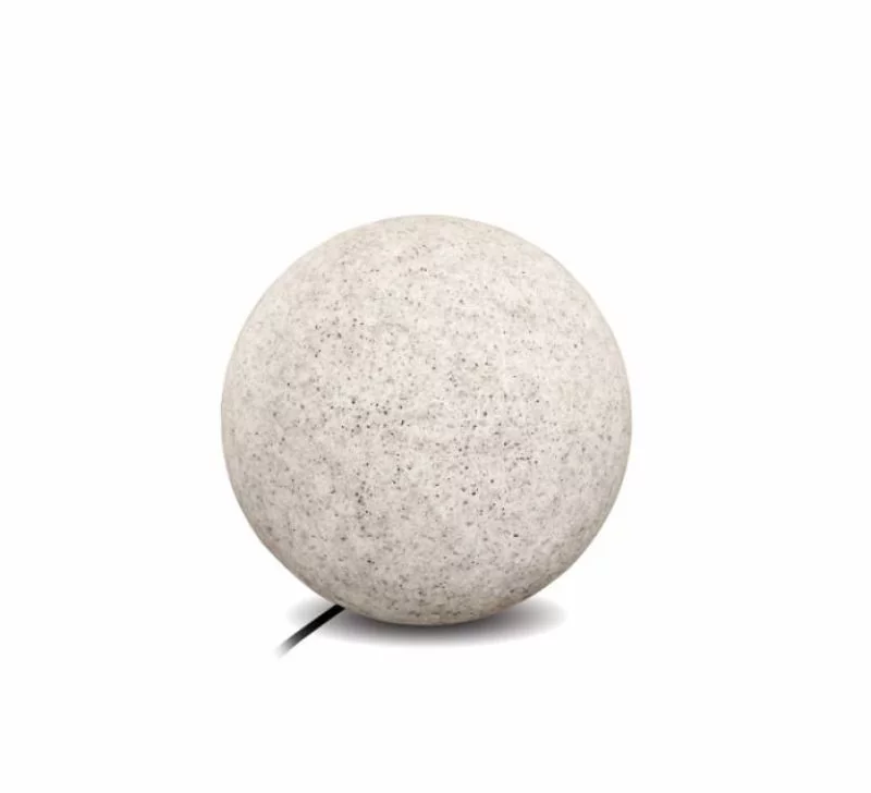 Garden lamp Garden Ball in granite stone look