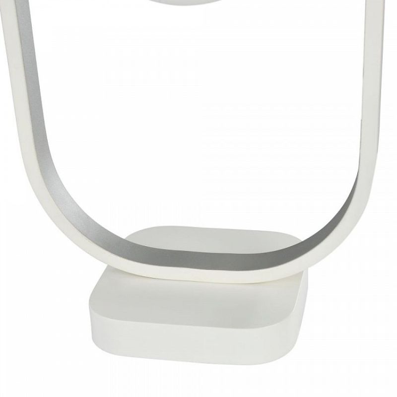 Maytoni table lamp Avola white with silver detailed