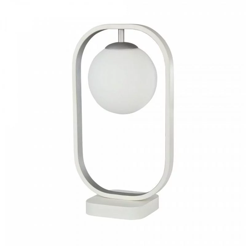 Maytoni table lamp Avola white with silver