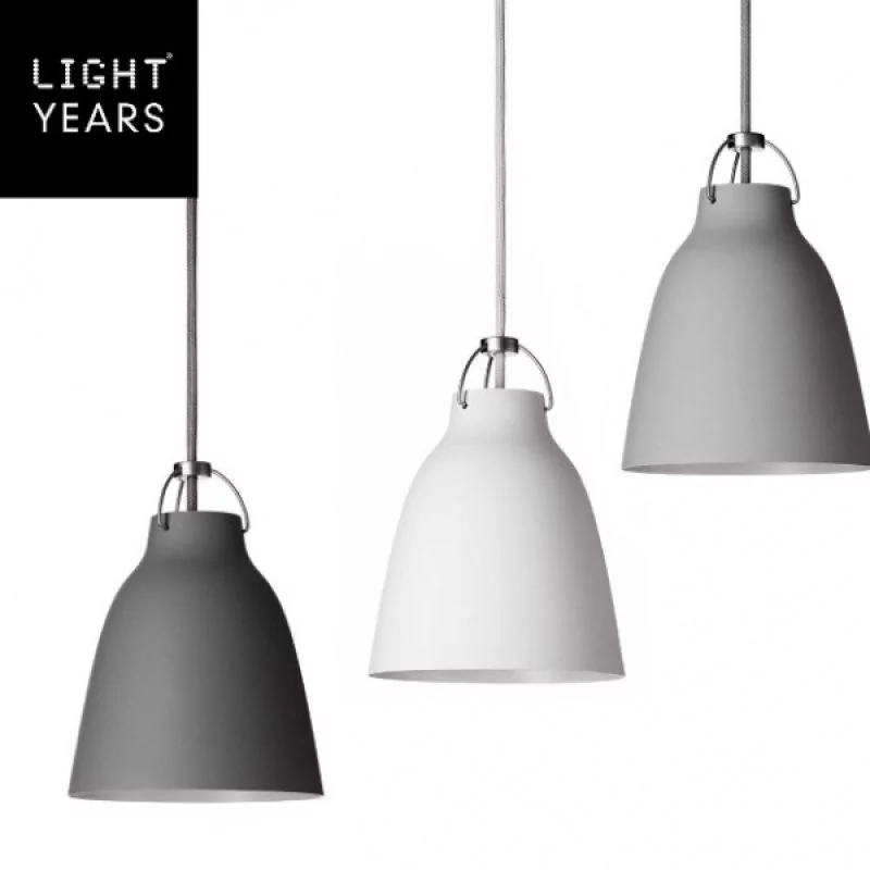 Lightyears Caravaggio pendant lamp grey 25