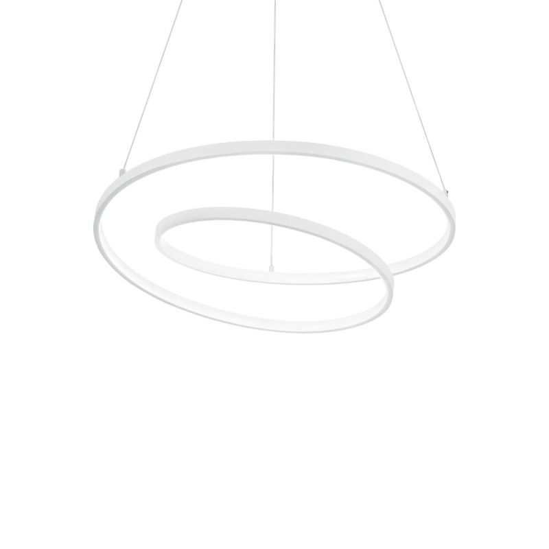 Ideal Lux Oz LED pendant light white dimmable