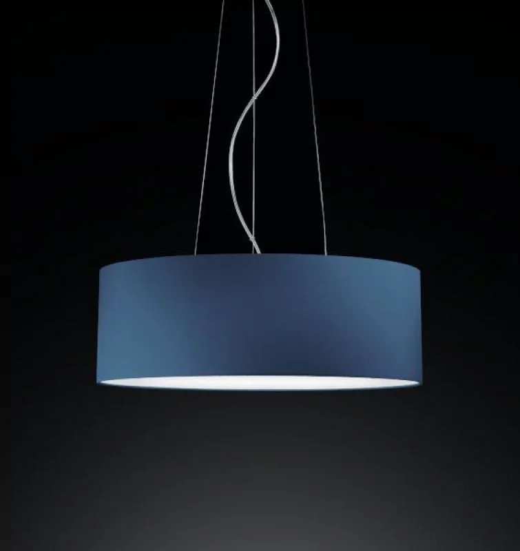 Pendant light Pier in dark blue Ø:80cm