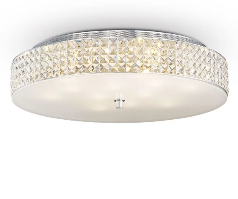 Ideal Lux Roma ceiling lamp crystal