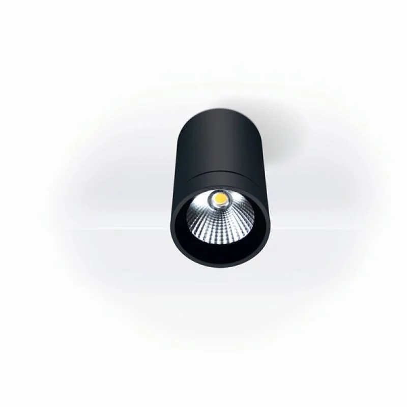 LED Deckenleuchte Spacetube IP54 in schwarz