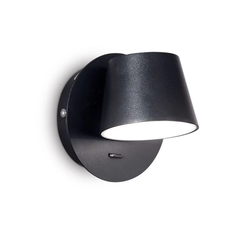 Schwarz Bett Leselampe in LED mit Ein/Aus Schalter
