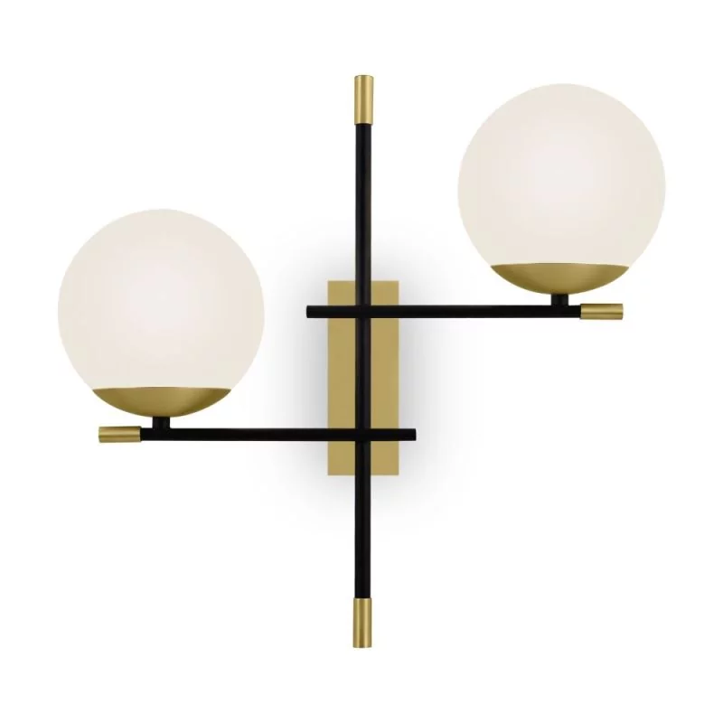 Maytoni Nostalgia wall lamp glass ball left