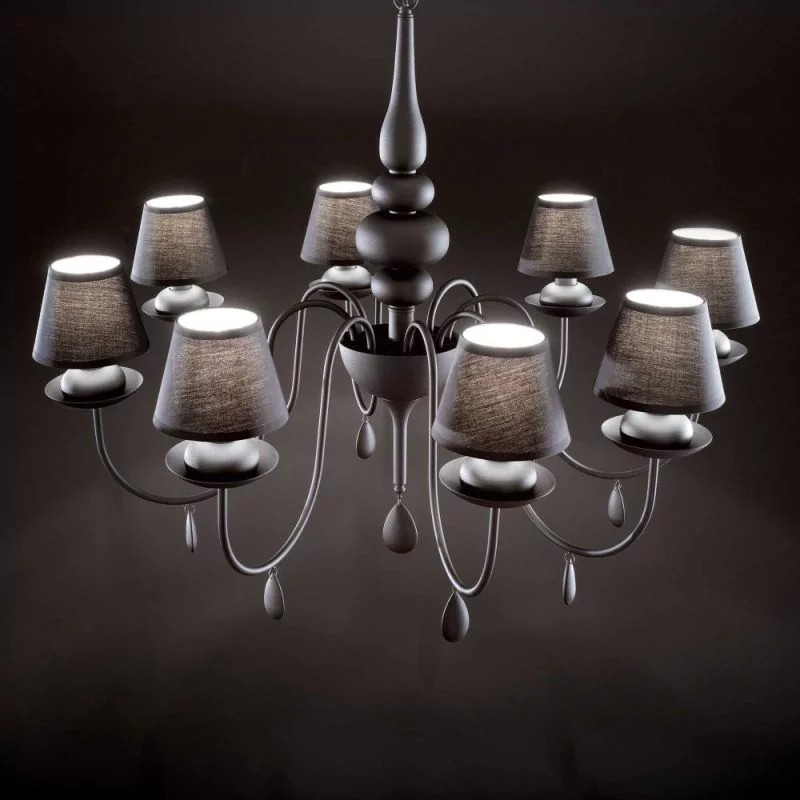 Ideal Lux Blanche chandelier antique SP6