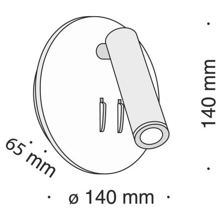 Maytoni LED wall reading lamp IOS 176