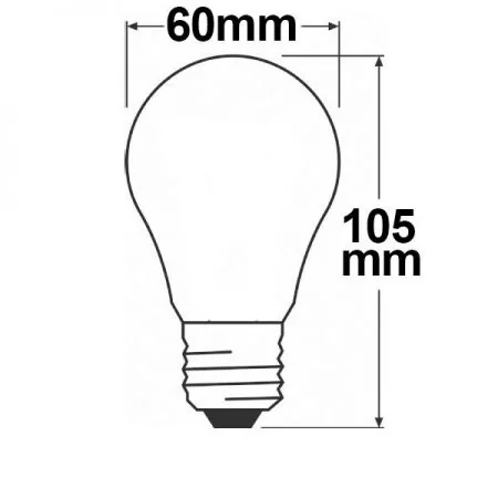 Skizze von LED Birne 5W