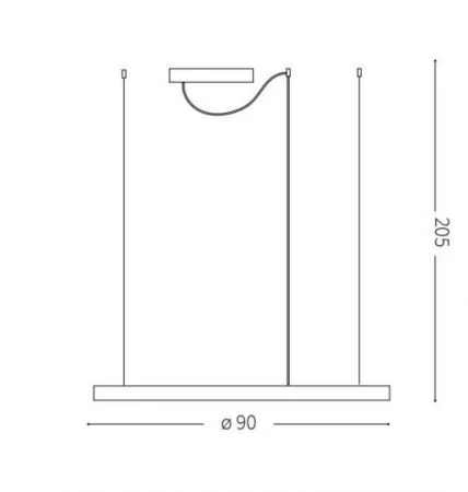 Sketch Oracle Slim Ø:90cm