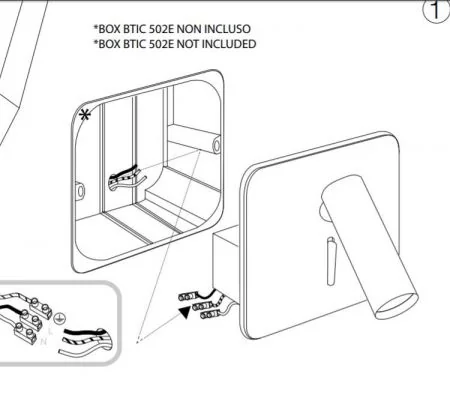 Mounting in recessed box