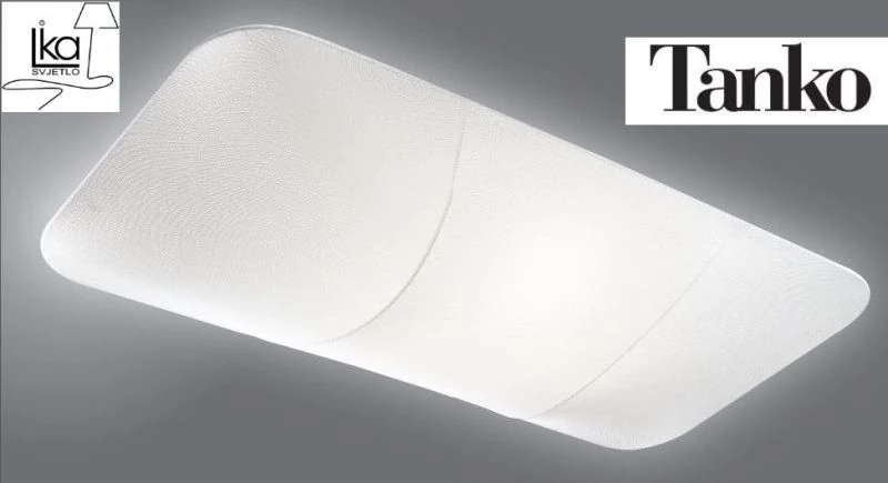 Deckenlampe Tanko mit elastischen stoffüberzug