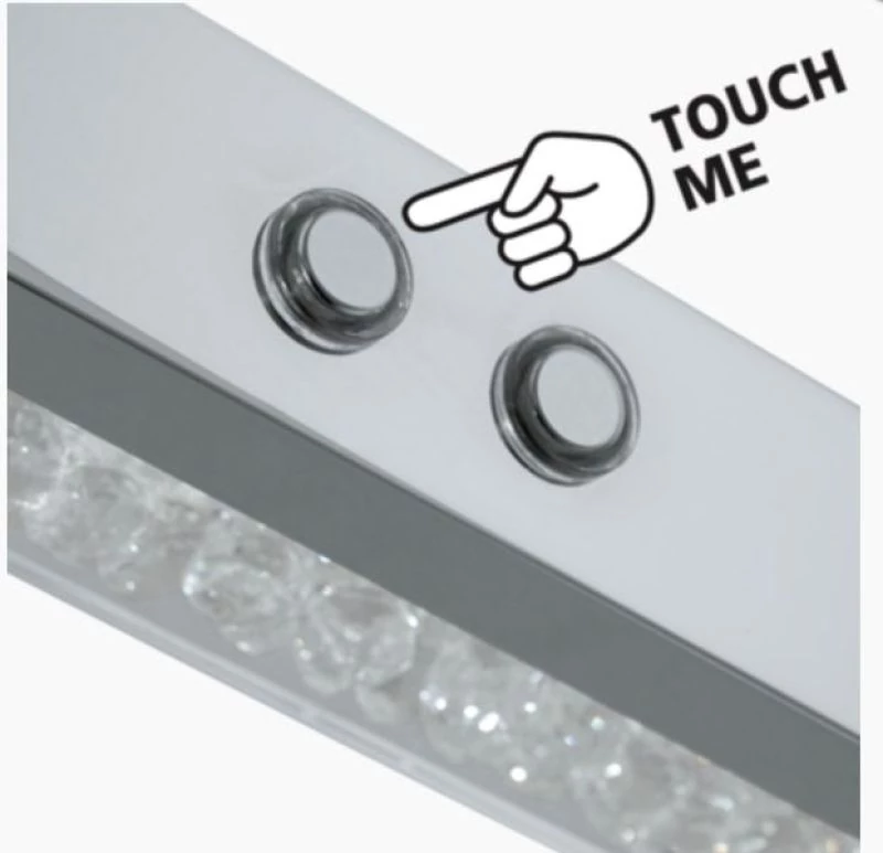 Dimmable at the top edge touch