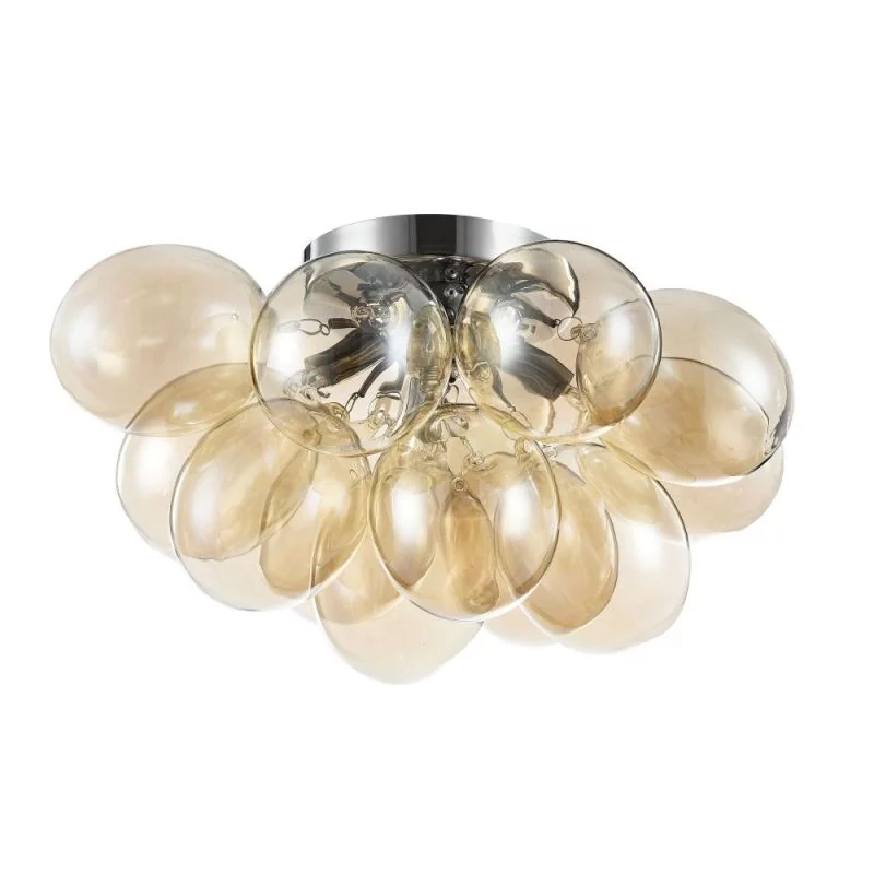 Maytoni Balbo ceiling lamp glass yellow Ø38cm