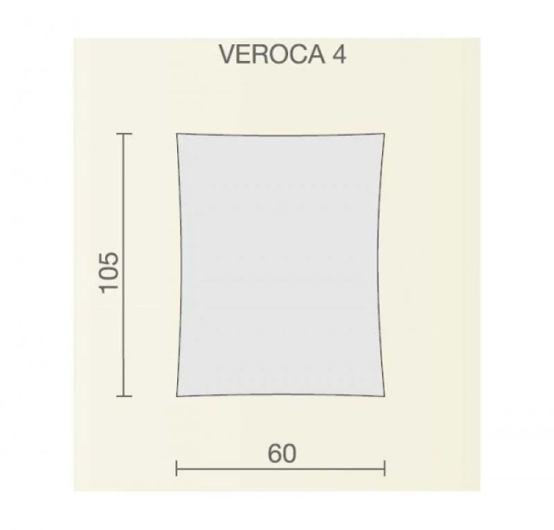 Veroca 4 T5 blux Segelleuchte 105x60cm Skizze