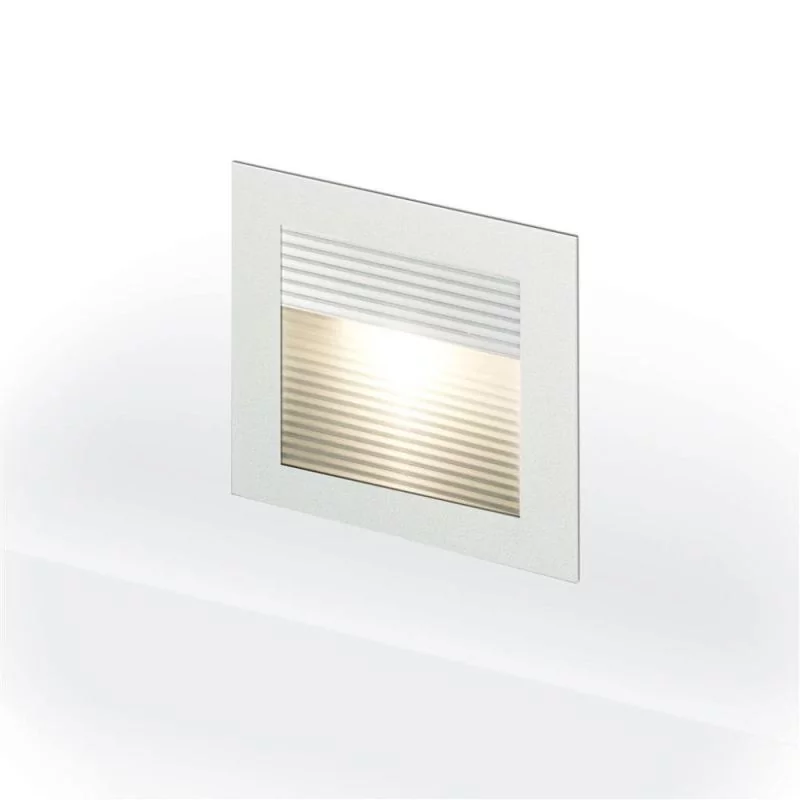 Eckige LED Wandeinbauleuchte Wall 90 Grid von Planlicht