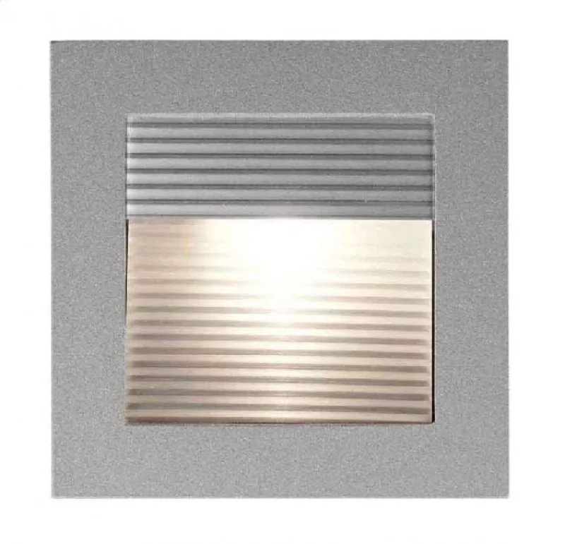 Eckige LED Stufenleuchte Wall 90 Grid von Planlicht