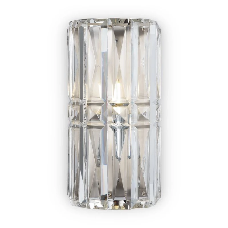 Crystal wall lamp front view