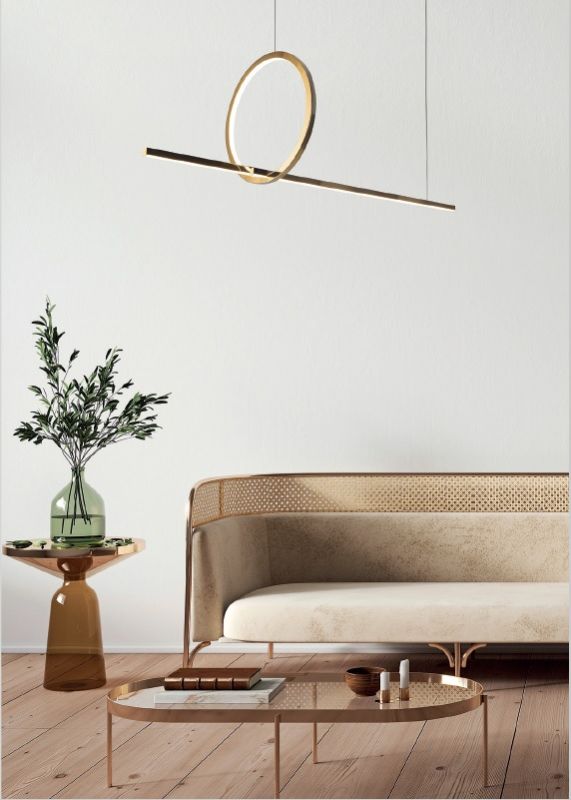 Maxlight Lozanna pendant lamp gold
