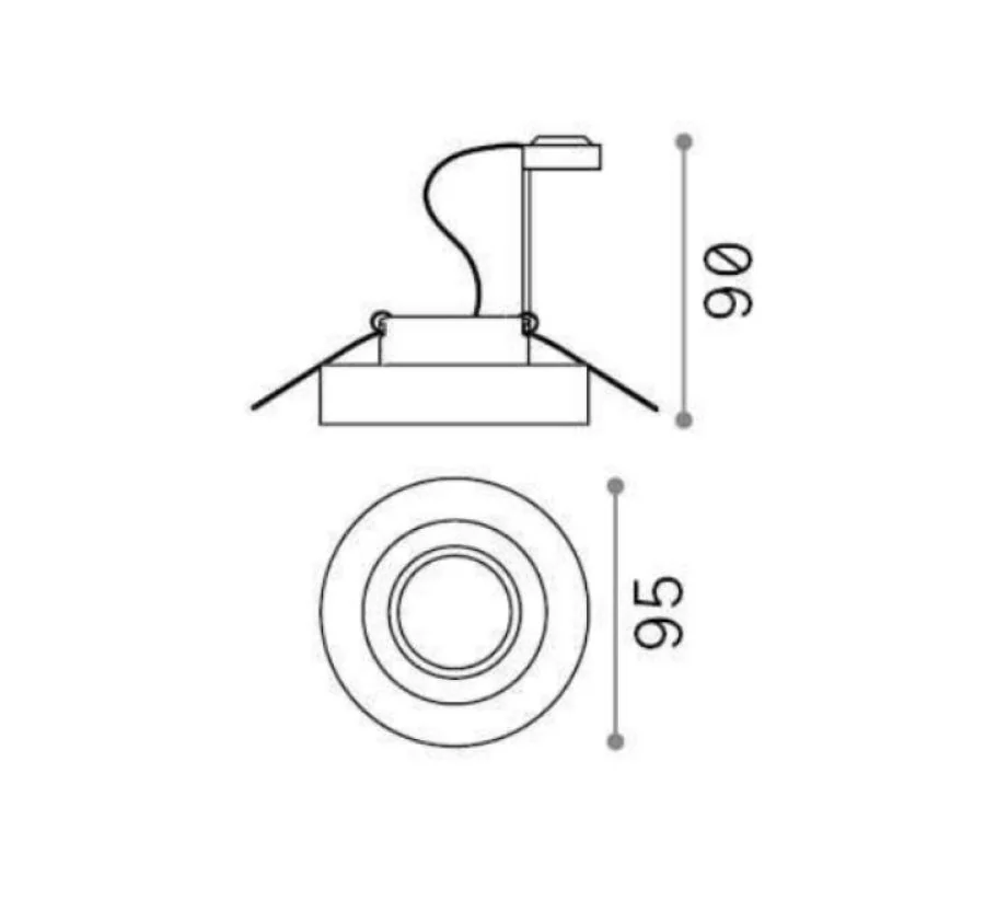 Ideal Lux Blues downlight GU10