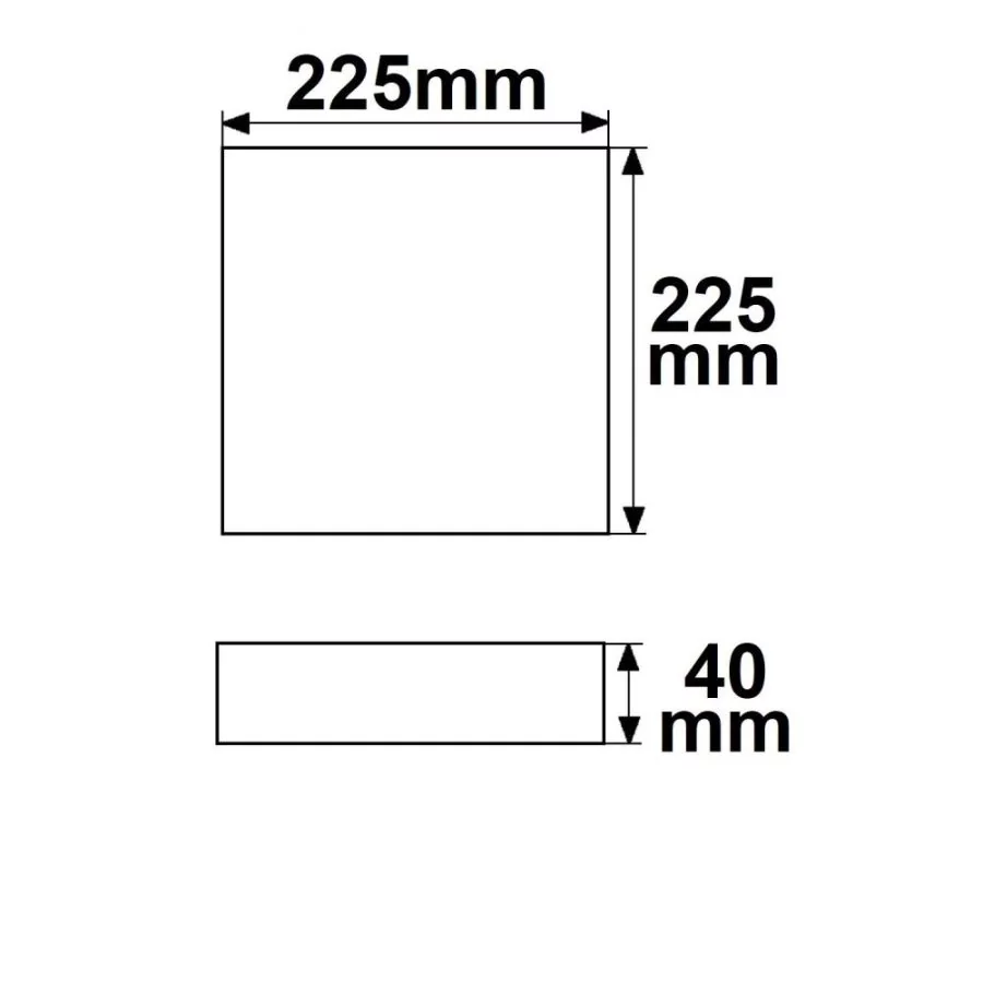 Skizze der Switch Color Deckenlampe 24w