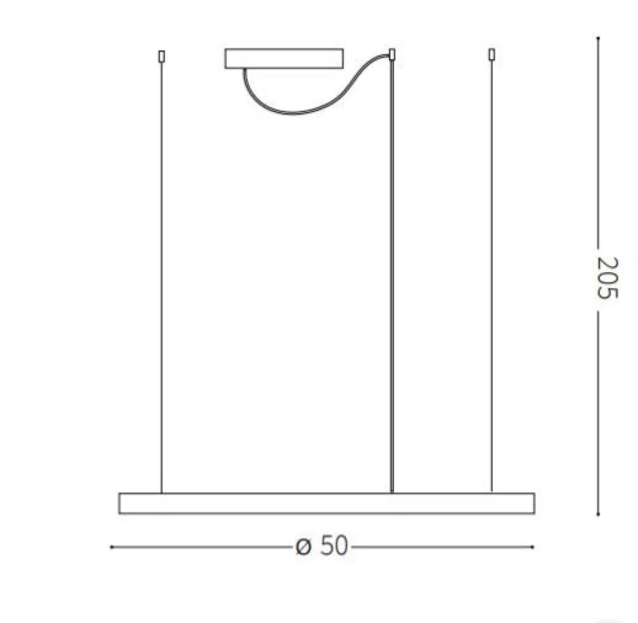 Skizze Oracle Slim Ø:50cm Skizze Oracle Slim Ø:50cm
