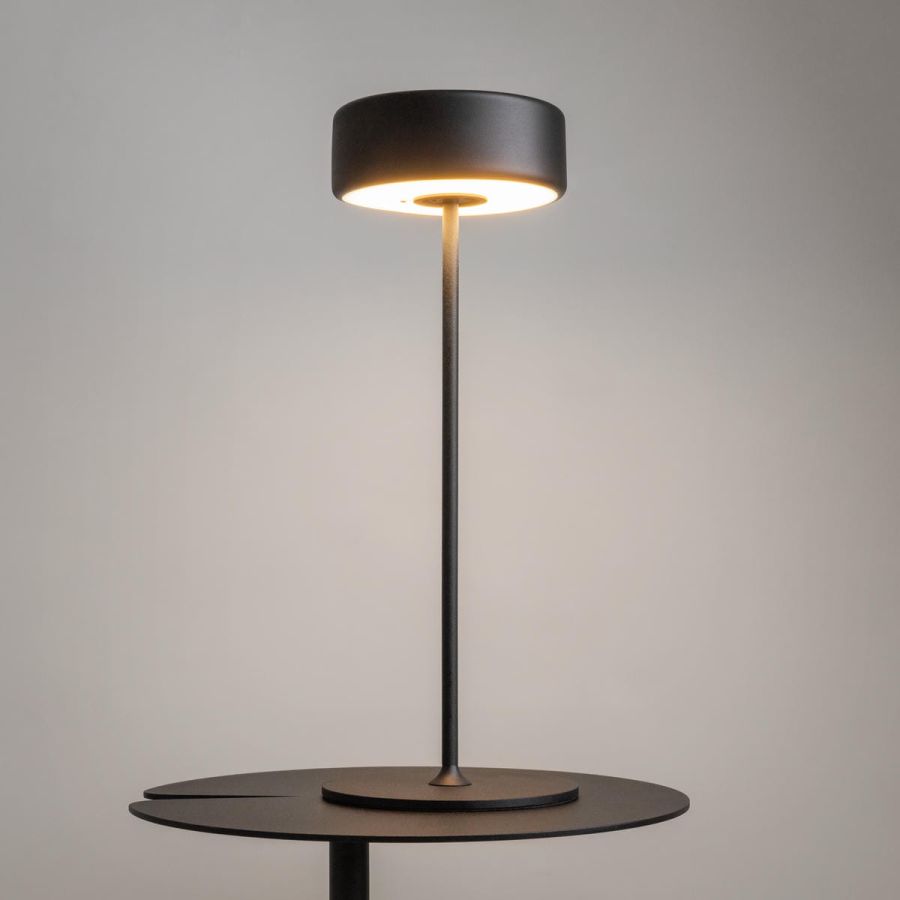 Black rechargeable table lamp ambiente Maytoni AI Collaboration