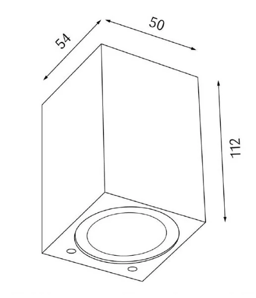 Planlicht outdoor LED wall lamp Merkur IP54