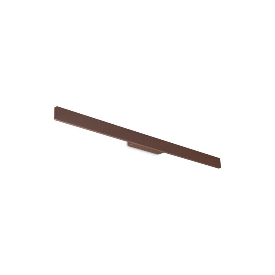 Narrow long wall light in brown