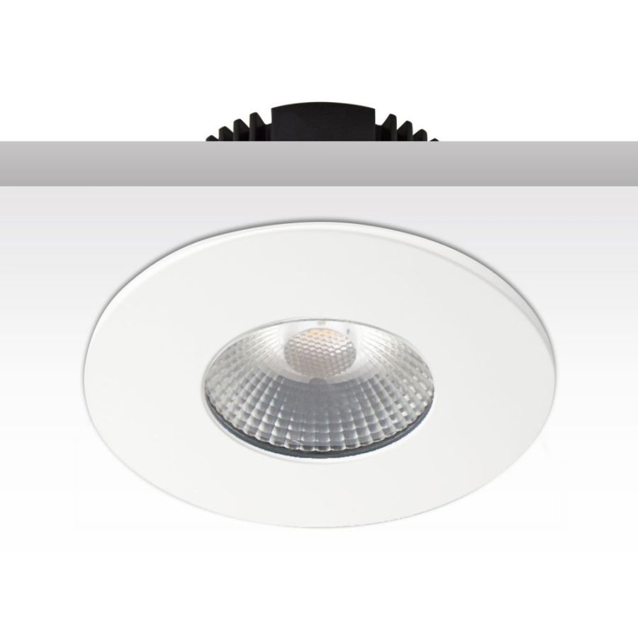 Einbaustrahler IP65 in Weiß