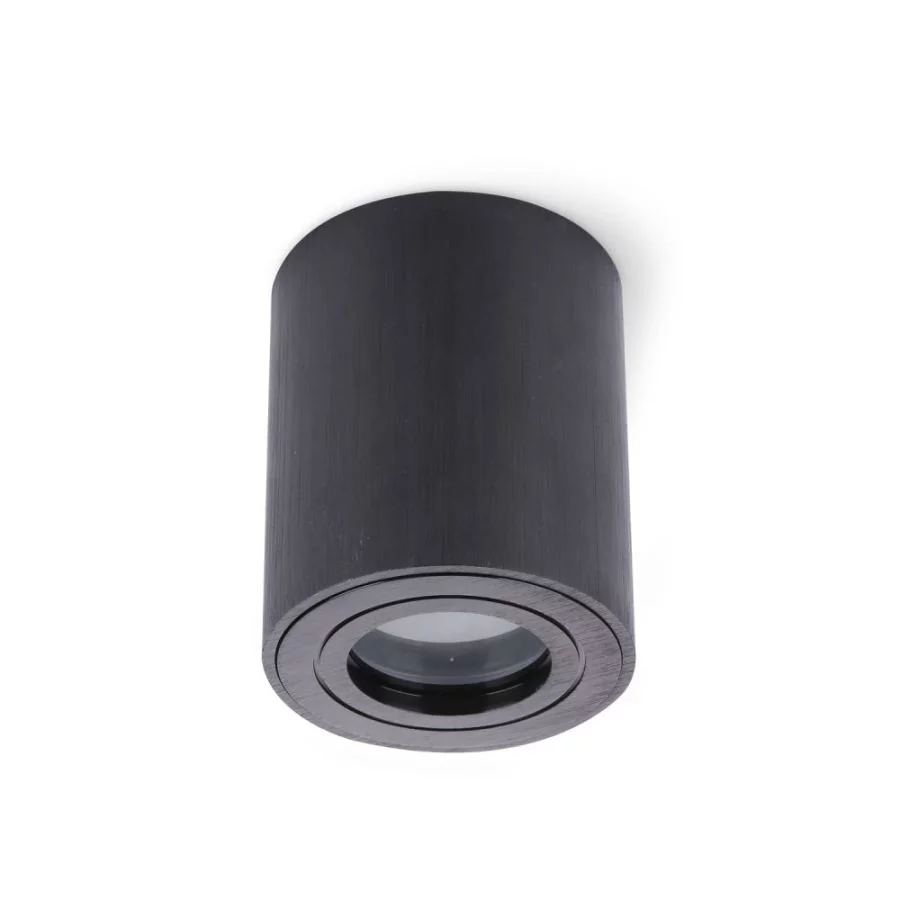 Bathroom ceiling spotlight Aquarius round IP44 black