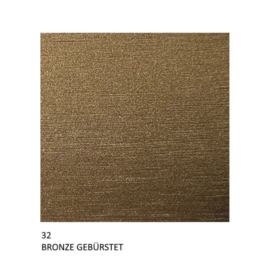 Lampenkörper Farbe Bronze Dunkel - Braun gebürstet