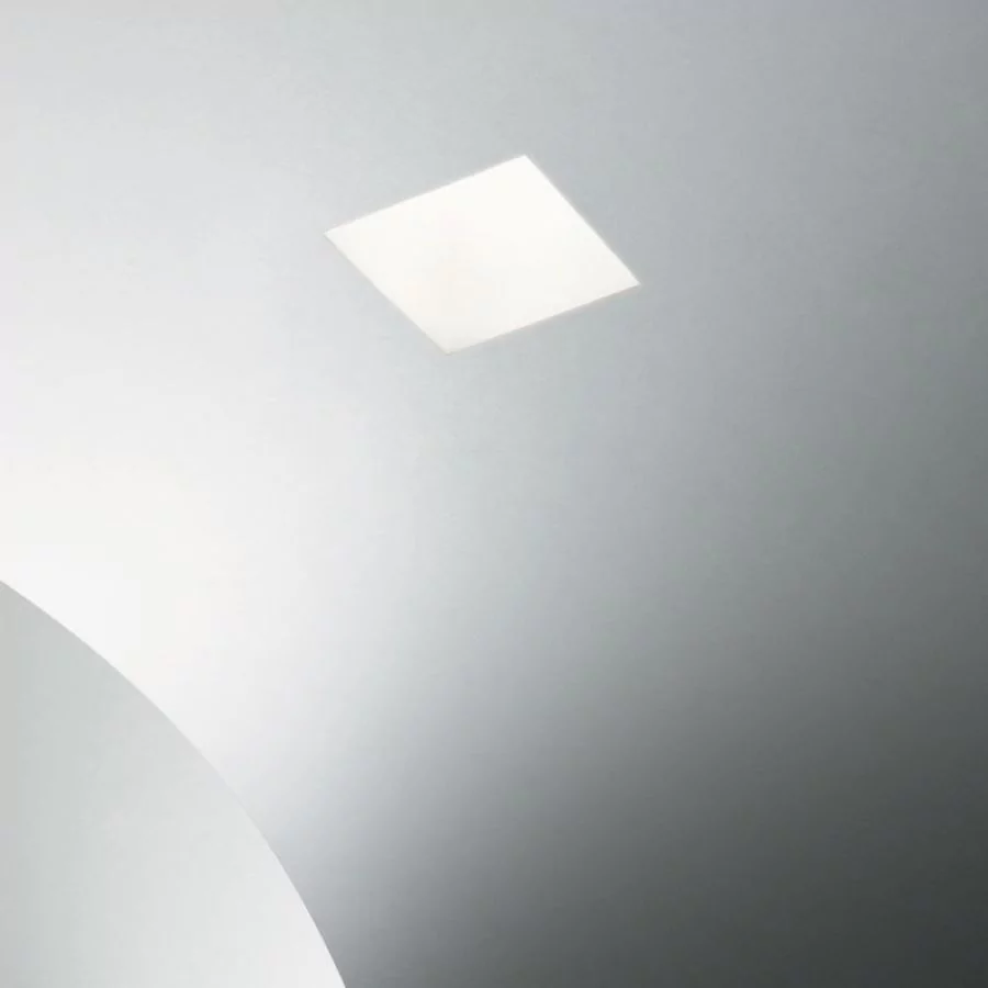 Ideal Lux Samba Square downlight gypsum D70