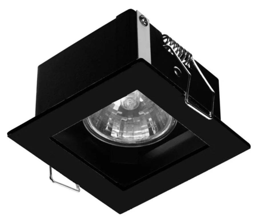 Onok 186 recessed spotlight black square