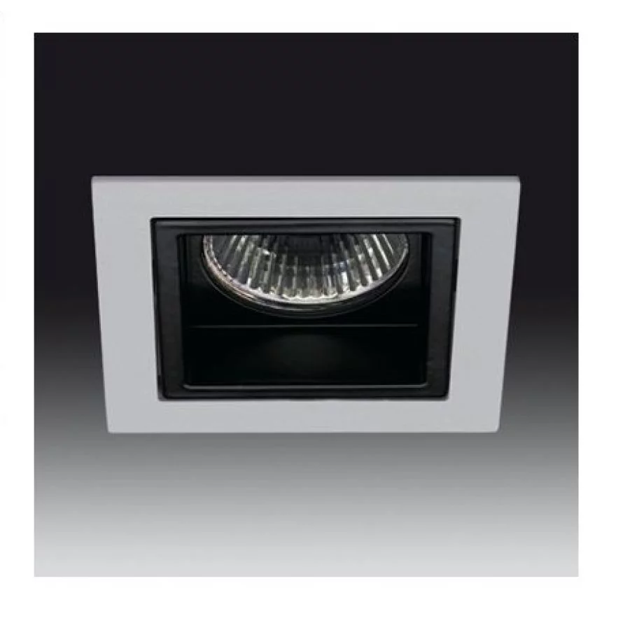 Onok 180 recessed spotlight silver black