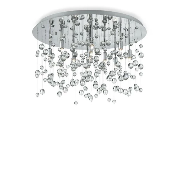 Ideal Lux Neve ceiling lamp silver